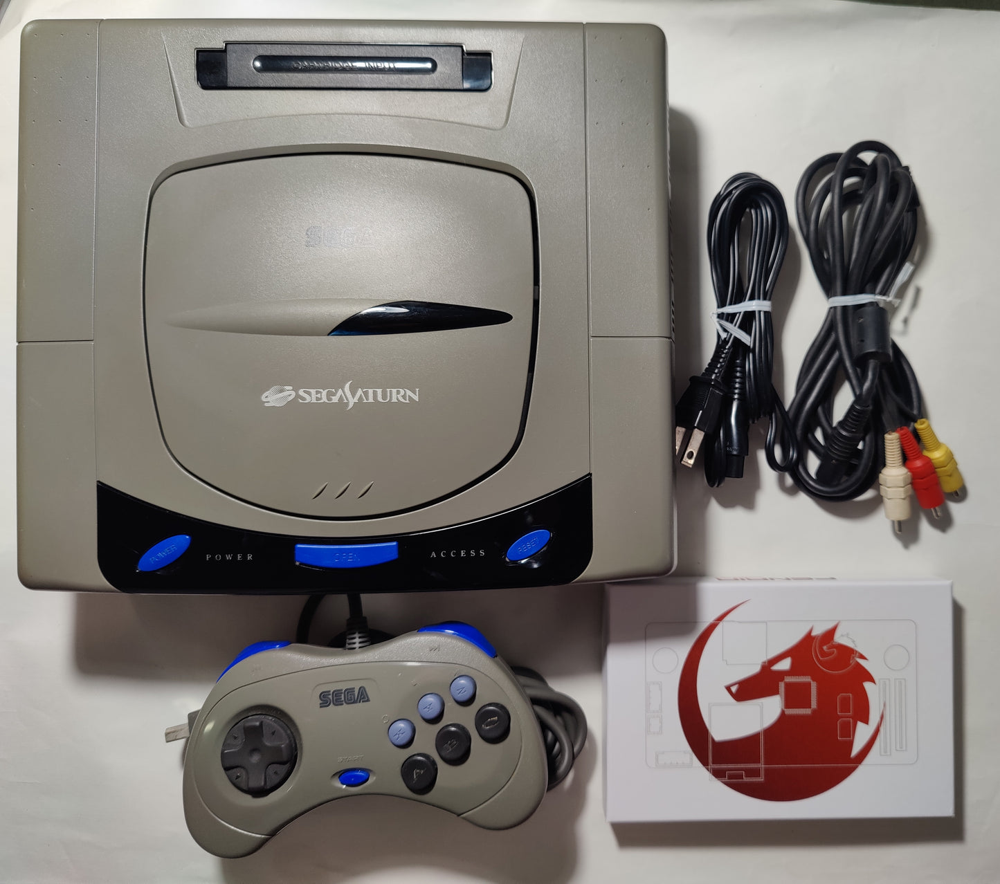 Sega Saturn with Fenrir + 256GB MicroSD Gray #61
