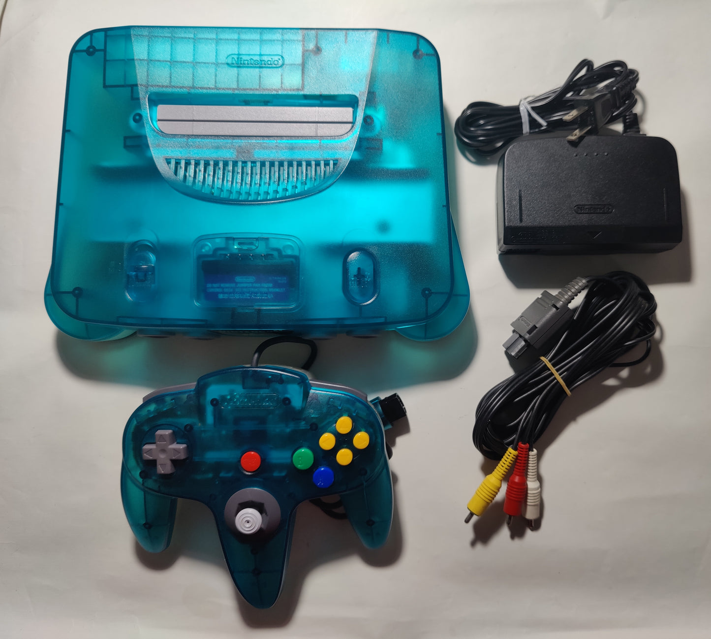 N64 Funtastic Ice Blue Region Free Nintendo 64 Console #1
