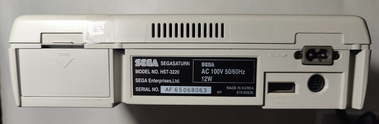 Sega Saturn with Fenrir + 256GB MicroSD White #63