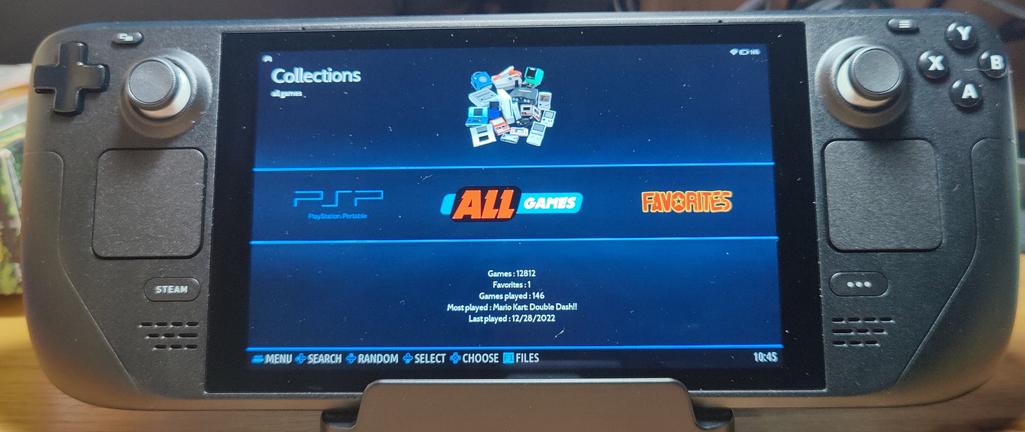 Steam Deck Batocera Emulation Station 128GB MicroSD Plug & Play Preconfigured (LCD)