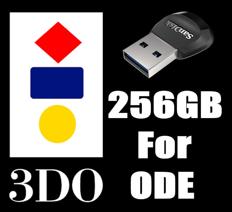 3DO ODE Collection on 256GB USB Drive for FZ-1