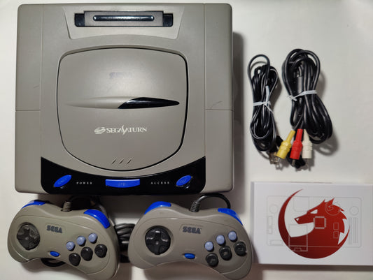 Sega Saturn with Fenrir + 256GB MicroSD Gray #49