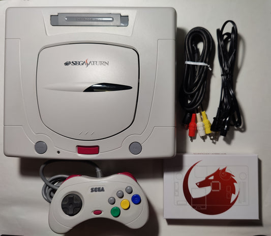 Sega Saturn with Fenrir + 256GB MicroSD White #52