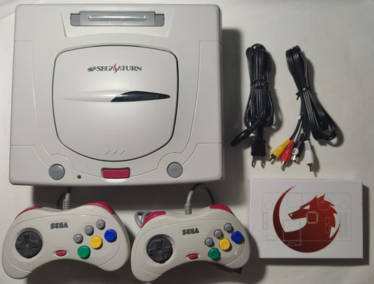 Sega Saturn with Fenrir + 256GB MicroSD White #66