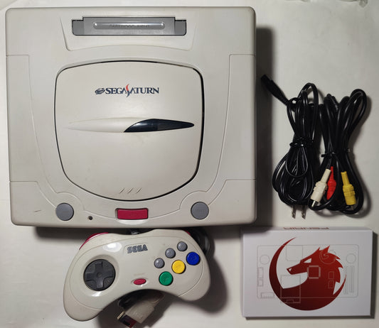 Sega Saturn with Fenrir + 256GB MicroSD White #63