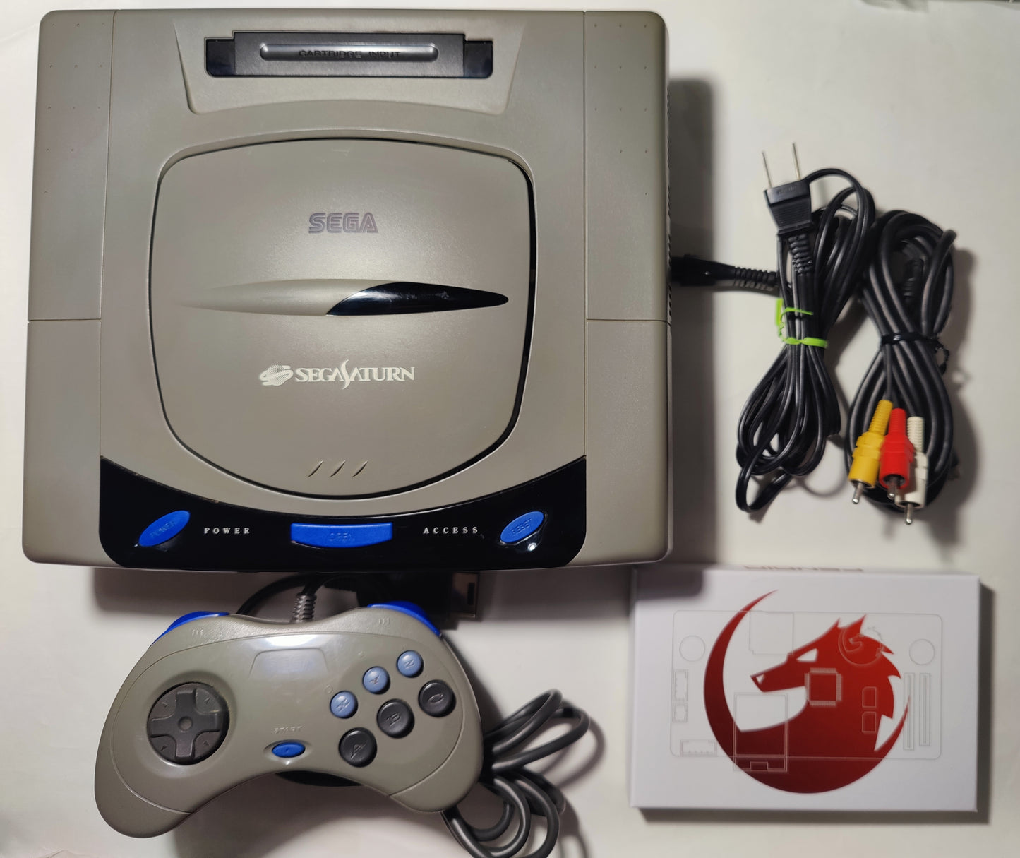 Sega Saturn with Fenrir + 256GB MicroSD Gray #64