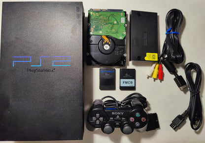 PlayStation 2 with 8TB +HDD Adapter + FMCB Memory card #11