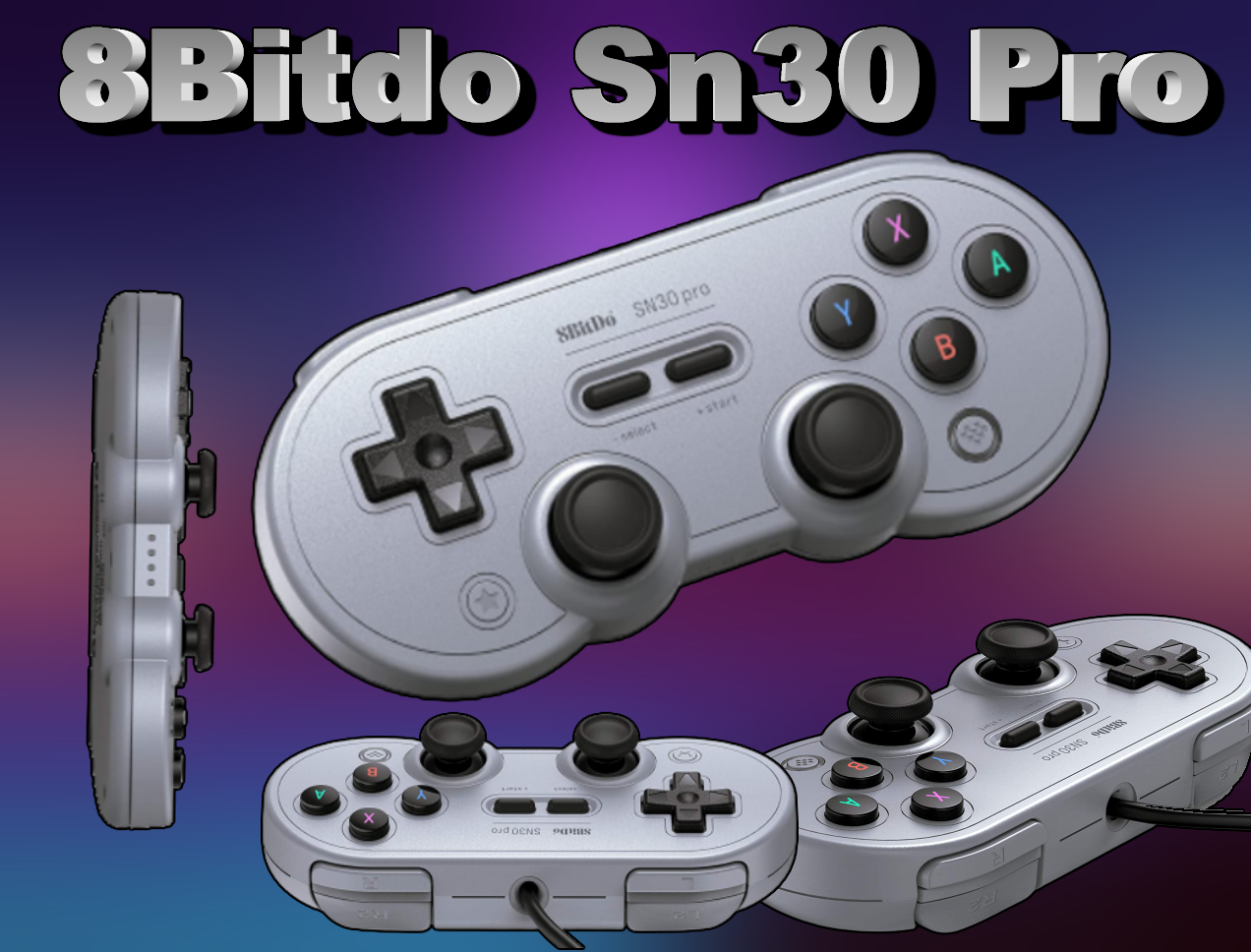 Super-Pi4  (128GB) - 12,000 Retro Classics | 8Bitdo Sn30 Pro controller